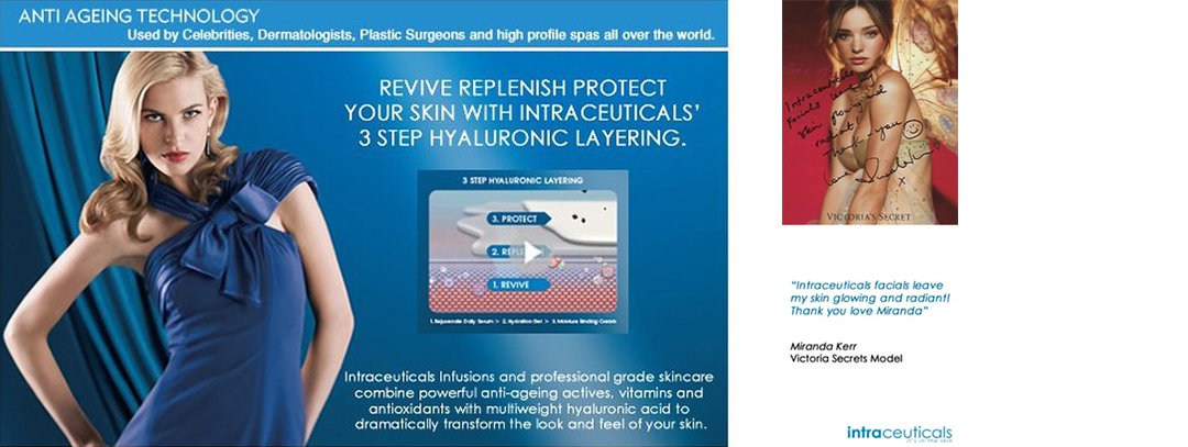 Intraceuticals anti ageing technology for oxygen facials